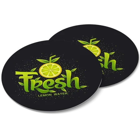 Vinyl Coasters - Custom Patch Factory