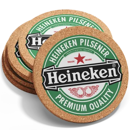 Cork Coasters - Custom Patch Factory