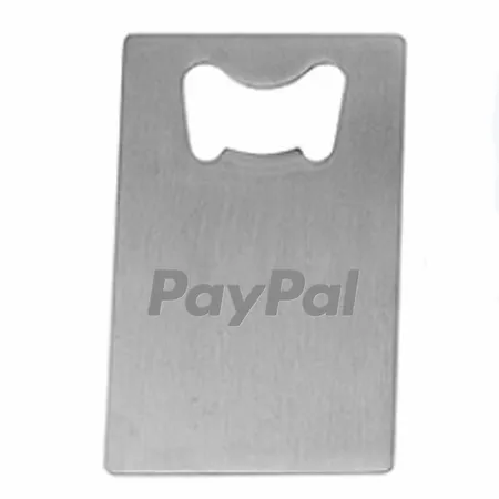 Card-shaped Bottle Opener Keychain Card-shaped Bottle Opener Keychain - Custom Patch Factory