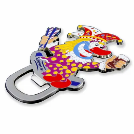 Clown Bottle Opener Keychain Clown Bottle Opener Keychain - Custom Patch Factory