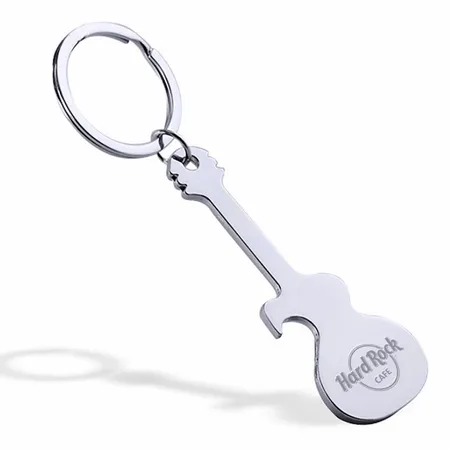Electric Guitar Bottle Opener Keychain Electric Guitar Bottle Opener Keychain - Custom Patch Factory