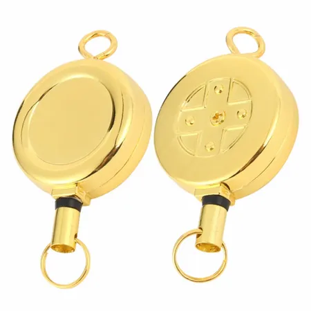 Gold Reel Keychain Gold Reel Keychain - Custom Patch Factory