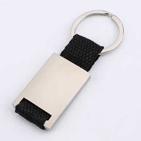 Metal and Weave Keychain Metal and Weave Keychain - Custom Patch Factory