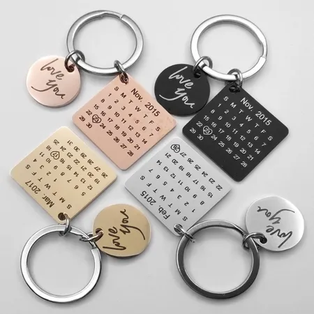 Charming Metal Keychain Charming Metal Keychain - Custom Patch Factory