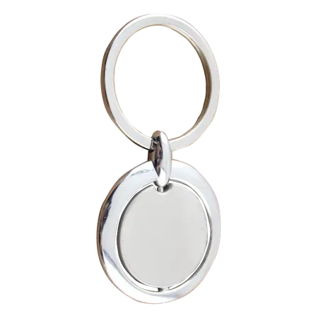 Spinning Circle Metal Keychain Spinning Circle Metal Keychain - Custom Patch Factory