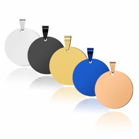 Full Color Circle Metal Keychain Full Color Circle Metal Keychain - Custom Patch Factory