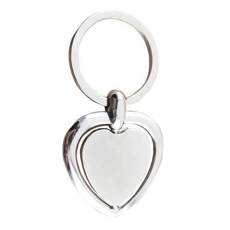 Spinning Heart Metal Keychain Spinning Heart Metal Keychain - Custom Patch Factory