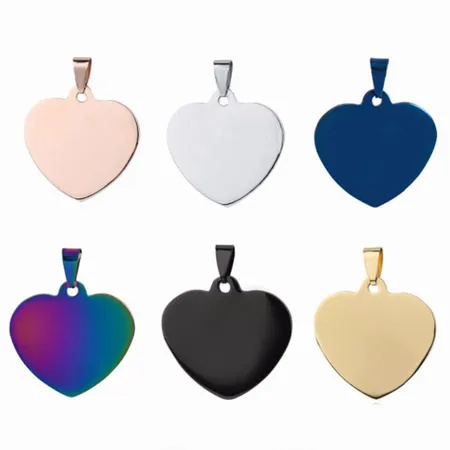 Full Color Heart Metal Keychain Full Color Heart Metal Keychain - Custom Patch Factory