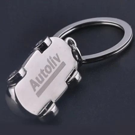 Intricate Car-shaped Metal Keychain Intricate Car-shaped Metal Keychain - Custom Patch Factory