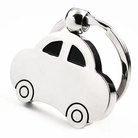 Car Shaped Metal Keychain Car Shaped Metal Keychain - Custom Patch Factory