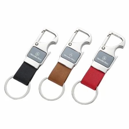 Fashion Laser Cut Leather Keychain Fashion Laser Cut Leather Keychain - Custom Patch Factory