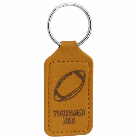 Durable Debossed Leather Keychain Durable Debossed Leather Keychain - Custom Patch Factory