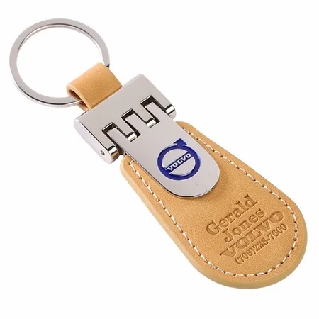 Royalty Tag Leather Keychain Royalty Tag Leather Keychain - Custom Patch Factory