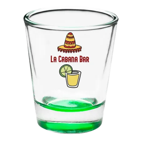 Clear Glass Shot Glass - Custom Patch Factory