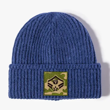 Nifty Pile Yarn Beanies - Custom Patch Factory