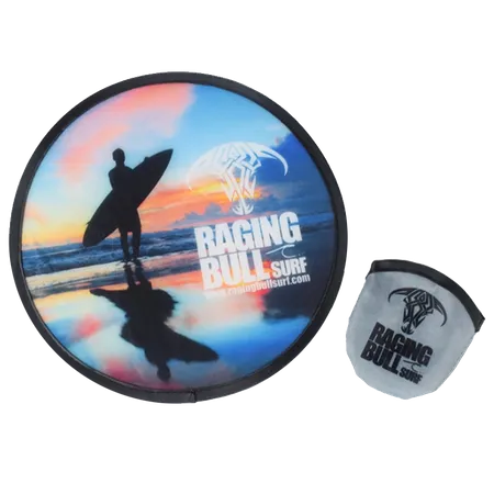 Collapsible Nylon Frisbee 9.8 inch - Custom Patch Factory