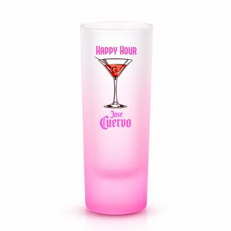 Tall Shot Glass - Colored & Frosted - Custom Patch Factory