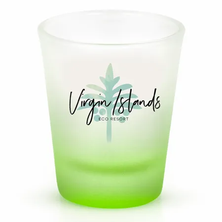Frosted Glass Shot Glass - Custom Patch Factory