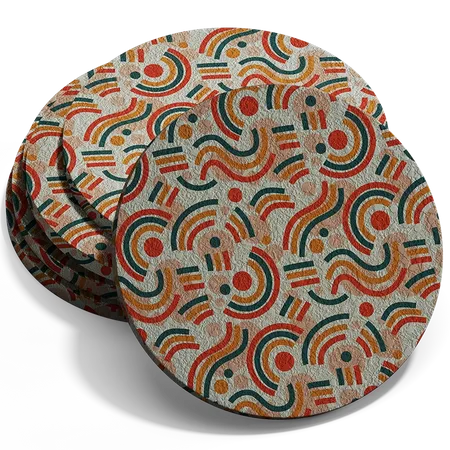 Hard Diatom Mud Coaster - Custom Patch Factory
