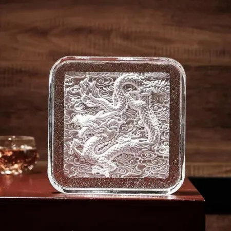 Customized Crystal Carving Coaster - Custom Patch Factory