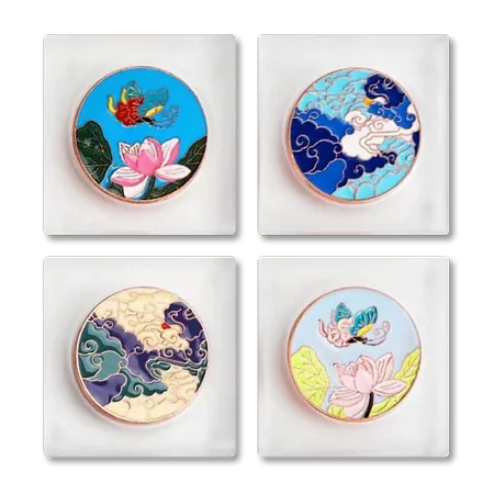 Customized Glass Alloy Coaster - Custom Patch Factory