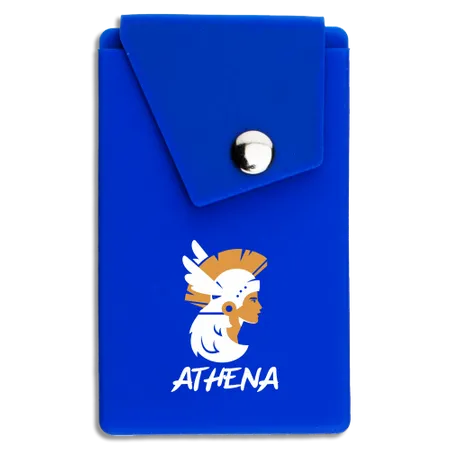Silicone Card Holder Pressed-On Button Pocket - Custom Patch Factory