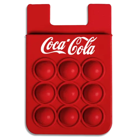 Silicone Push Pop Up Phone Wallet - Custom Patch Factory