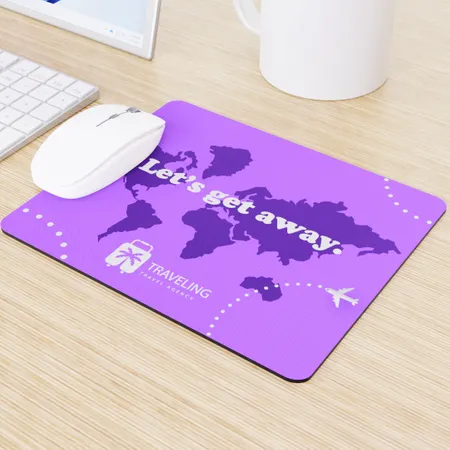 Custom Printed Rectangular Mouse Pad Custom Printed Rectangular Mouse Pad - Custom Patch Factory