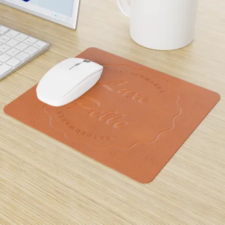 Custom Leather Mouse Pad Custom Leather Mouse Pad - Custom Patch Factory