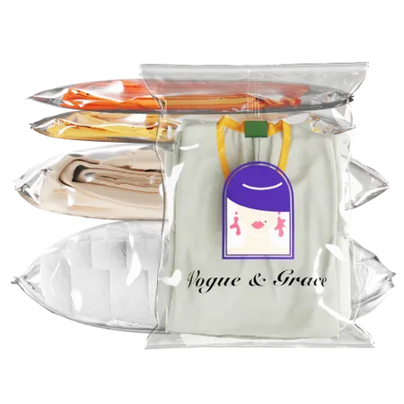 Zipper Plastic Bag - Custom Patch Factory