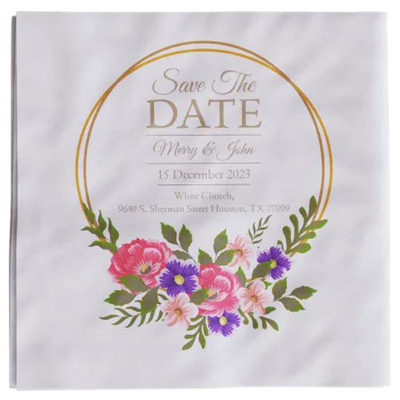 Custom Beverage Napkin - Custom Patch Factory