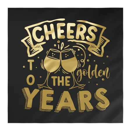 Custom Foil Stamped Beverage Napkin - Custom Patch Factory