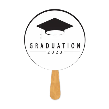 Graduation Hand Fans - Custom Patch Factory