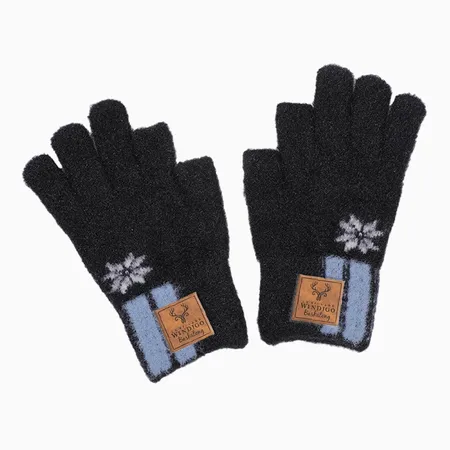 Impeccable Crystal Yarn Gloves - Custom Patch Factory
