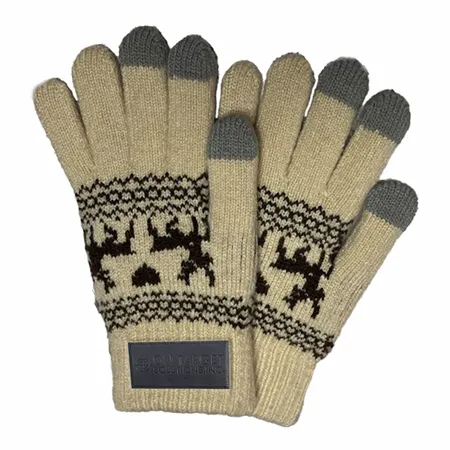 Reindeer Winter Cotton Gloves - Custom Patch Factory