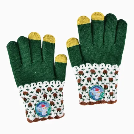 Enticing Cashmere Gloves - Custom Patch Factory