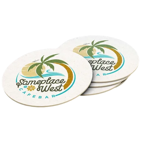 Super Absorbent Bar Coaster - Custom Patch Factory