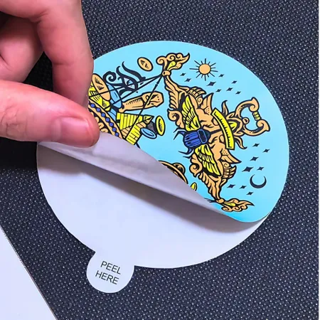 Easy Peel Die Cut Stickers Easy Peel Die Cut Stickers - Custom Patch Factory