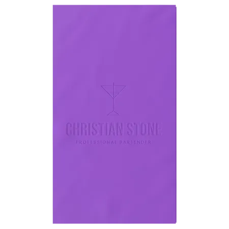 Custom Debossed Guest Towel Napkin - Custom Patch Factory