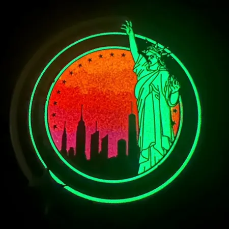 Glow In The Dark Badge Glow In The Dark Badge - Custom Patch Factory