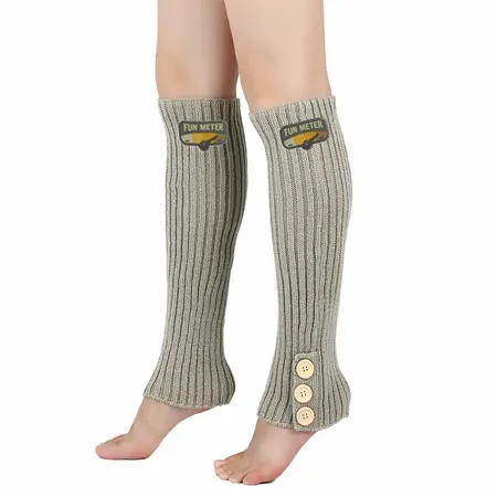 Button Trace Leg Warmer - Custom Patch Factory