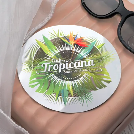 Metallic Silver Paper Stickers Metallic Silver Paper Stickers - Custom Patch Factory