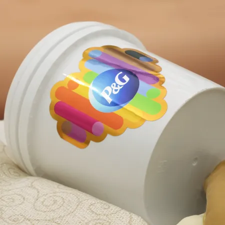 Metallic Gold Paper Stickers Metallic Gold Paper Stickers - Custom Patch Factory