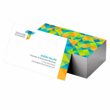 Silk Business Cards - Custom Patch Factory