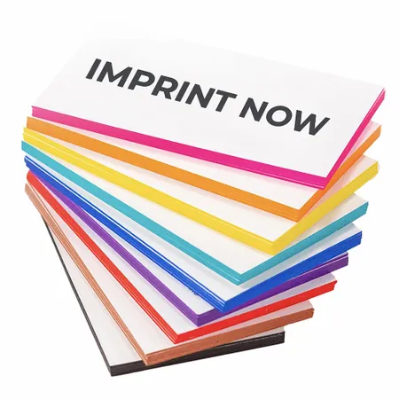 Painted Edge Business Cards - Custom Patch Factory