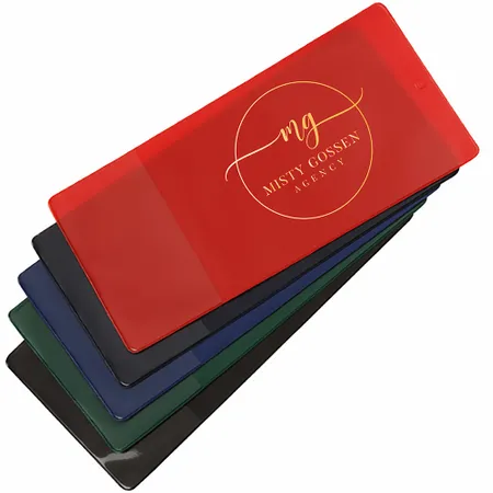 Policy and Document Holder with Business Card Pocket - Custom Patch Factory