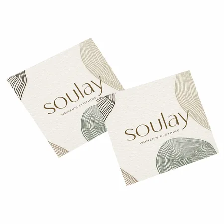 Square Business Cards - Custom Patch Factory