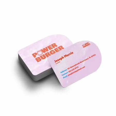 Half Circle Business Cards - Custom Patch Factory