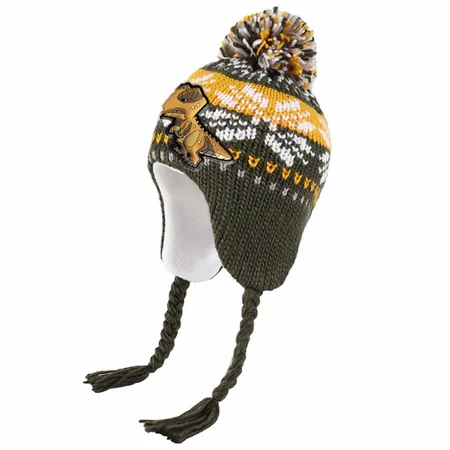 Whimsy Warmer Acrylic Kid Beanies with Earflaps - Custom Patch Factory