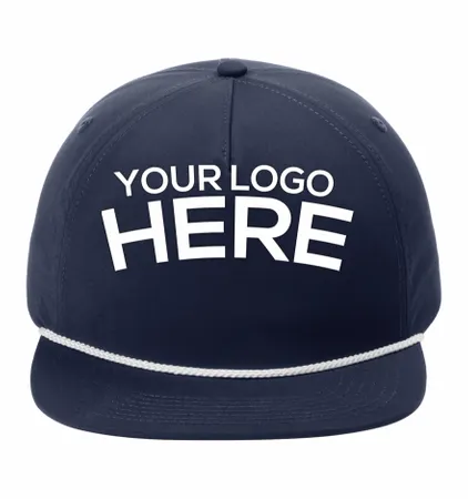 Port Authority   5-Panel Poly Rope Cap - Custom Patch Factory